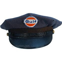 Original "Gulf" Gas Station Attendent Hat