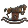 Image 1 : Large Wood Carved Rocking Horse