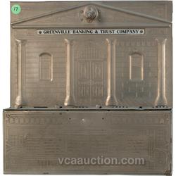 Wall Mount Metal "Greenville Banking & Trust Company"