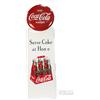 Image 1 : Vintage Drink Coca Cola Self-Framed Tin Sign c1947