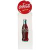 Image 1 : Vintage Drink Coca Cola Self-Framed Tin Sign c1947