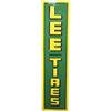 Image 1 : "LEE TIRES" Self-Framed Embossed Porcelain Sign