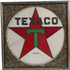 Image 1 : "TEXACO" Leaded Glass Sign