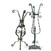 Image 1 : Lot Of 2 Early Twisted Cast-Iron Plant Stands