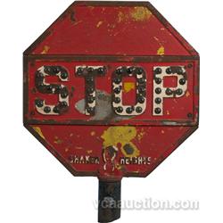 Cast-Iron "STOP" Sign
