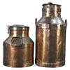 Image 1 : Lot Of 2 Early Copper Milk Cans