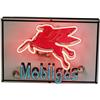 Image 1 : "Mobilgas" Metal & Neon Sign