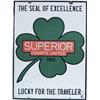 Image 1 : Superior Courts United Double Sided Porcelain Sign