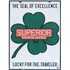 Image 2 : Superior Courts United Double Sided Porcelain Sign