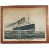 Image 1 : Large Cardboard Lithograph Poster "The Cunard Line