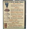 Image 1 : Early Cream Of Tartar Baking Powder Paper Sign