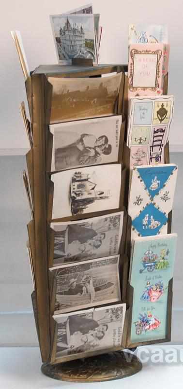 Store Countertop Metal Postcard Display Rack