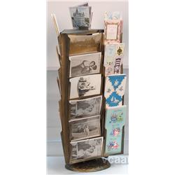 Store Countertop Metal Postcard Display Rack