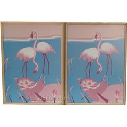 Lot Of 2 Flamingo Hilton Casino/Hotel Flamingo Prints