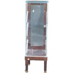 Vintage Wood & Glass Store Floor Model Display Case