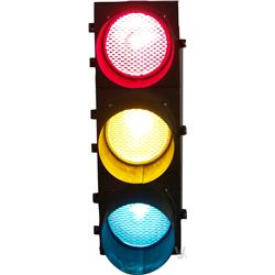 Metal 3-Light Stop Light