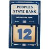 Image 1 : "Peoples State Bank" Tin Flip Days Calendar Sign