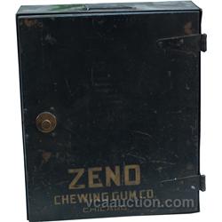 Early Cast-Iron Zeno Chewing Gum Co. Cash Safe
