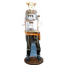 25 Cent Mills Hi-Top "Sheriff" Jackpot Slot Machine