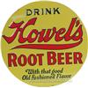 Image 1 : Drink Howel's Root Beer Embossed Tin Sign