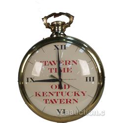 Wall Mount Old Kentucky Tavern Large Pocket Watch