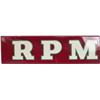 Image 1 : "RPM" Motor Oil Porcelain Sign
