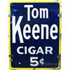 Image 1 : Tom Keene 5c Cigar Porcelain Sign