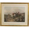 Image 1 : Early Hunting Print "Fox Hunting - The Find"