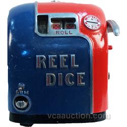 Coin-Op Countertop "Reel Dice" 3-Reel Gumball Trade Sti