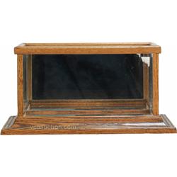 Store Countertop Wood & Glass Small Display Case
