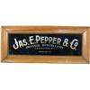 Image 1 : JAS. E. Pepper & Co. Pepper Distillery Reverse On Glass