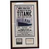 Image 1 : Reproduction Titanic Maiden Voyage Advertisement Poster