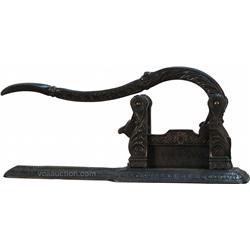 Fancy Countertop Cast-Iron Tobacco Cutter