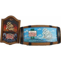 Lot Of 2 Plastic Wall Mount Light-Up Special Export