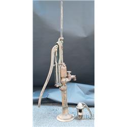 Lot Of 2 Cast-Iron Hand-Pump Water Pumps: