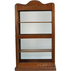 Country Store Countertop Oak & Glass "Sanford's Inks" D