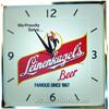 Image 1 : Plastic Wall Mount Leinenkugel's Beer Light-Up Clock