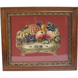 "KIS-ME" Gum Die-Cut Cardboard Sign