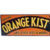 Image 1 : Drink Orange Kist Embossed Tin Sign