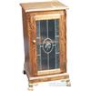 Image 1 : Oak & Glass Door Slot Machine Stand