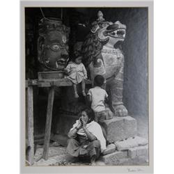 Theodore Cohen, A Temple in Kathmandu, Photograph