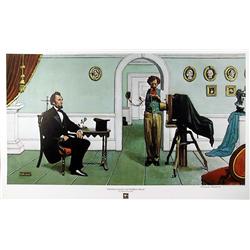 Norman Rockwell, Abraham Lincoln, Lithograph Poster
