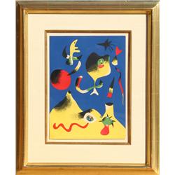 Joan Miro, Air, Lithograph