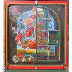 Igor Tulipanov, Being Flowers, Acrylic Painting