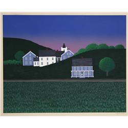 Theodore Jeremenko, Beyond the Meadow, Silkscreen