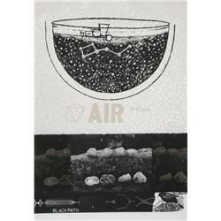 Joe Tilson, Blackpath Air, Silkscreen and Collage