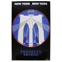 Robert Indiana, Brooklyn Bridge, Poster
