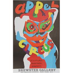 Karel Appel, Cirque at Brewster Gallery, Lithograph Poster