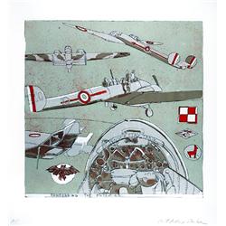 Robert Andrew Parker, Conserning the Potez 63, Lithograph