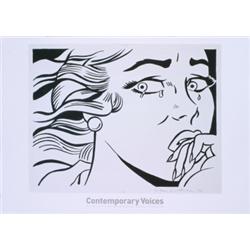 Roy Lichtenstein, Crying Girl, Poster